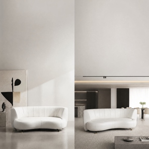โซฟา JM Cleanable Sleek แบบทำความสะอาดได้ |   โซฟาสามที่นั่งสไตล์มินิมอลหุ้มเบาะ บริการ OEM แบบกำหนดเองสำหรับบ้าน - Product Image 5