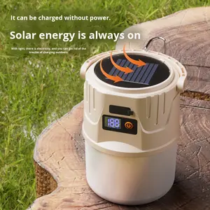 Lanterna de Camping LED Solar com Bateria de Longa Duração para Tendas, Mercados Noturnos e Uso Doméstico de Emergência - Product Image 5