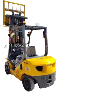 Chariot élévateur contrepoids diesel Komatsu d'occasion Noble Lift de 3 tonnes pour utilisation assise, garantie 1 an, composants principaux : pompe - Product Image 1