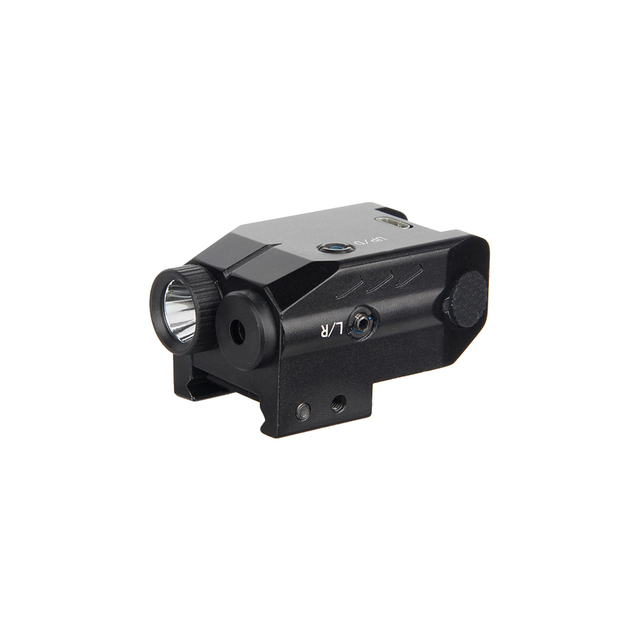 Tactical Rechargeable Light&Red/Green Laser Sight Flashlight with 20mm Mount
