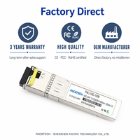 Transceiver optique bidirectionnel SFP+ 10G BiDi 1490nm/1550nm DDM 100KM LC Modules SFP