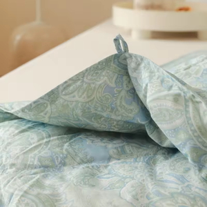 Piumino Invernale Extra Caldo in Piuma d'Oca Bianca Stampata, Ecologico, con Sacche Porta Piumino <span class=keywords><strong>per</strong></span> Uso Alberghiero - Product Image 6