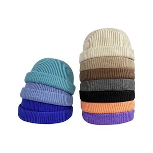 Casquette Docker sans visière Fuchs, printemps-été, velours tricoté, bonnet, casquette à revers, chapeaux de cyclisme, chapeau de <span class=keywords><strong>marin</strong></span>, chapeau de pêcheur, chapeau Leon - Product Image 1