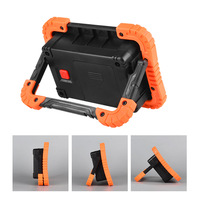 Projecteur COB portable pour l'entretien, lampe de poche rechargeable d'urgence, projecteur de chantier, lampe de poche LED pour le camping en plein air et les patrouilles