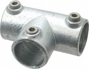 Abrazaderas de Llave para Tubos de Acero Galvanizado, Abrazadera Rápida con Llave Allen para Pasamanos, Vallas e Invernaderos - Product Image 2