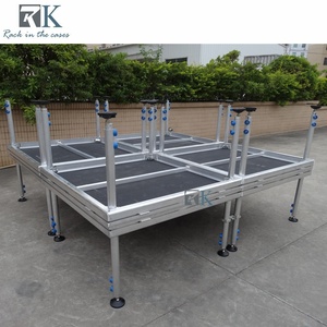 Adjustable Aluminum Staging 1x1m Stage Platform Mobile Outdoor Portable Stage Platform Truss - Product Image 1