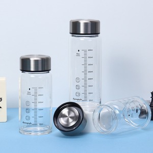 Botellas de <span class=keywords><strong>Agua</strong></span> Deportivas Portátiles de 350 ml, 500 ml y 1000 ml con Tapa de Acero Inoxidable y Marcador de Tiempo <span class=keywords><strong>para</strong></span> Beber - Product Image 6