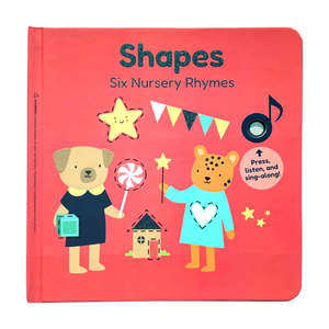 Livre sonore interactif pour la reconnaissance des <span class=keywords><strong>formes</strong></span> et <span class=keywords><strong>les</strong></span> comptes à rebord, avec fonction d'apprentissage audio par pression, écoute et chant, couverture rigide, film laminé, USB C - Product Image 1