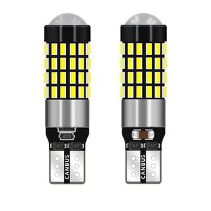 Nouvelle ampoule LED de voiture T10, décodeur 3014, 54 LED, éclairage de plaque d'immatriculation, feu de recul, haute luminosité, température constante OLIVER - Product Image 1