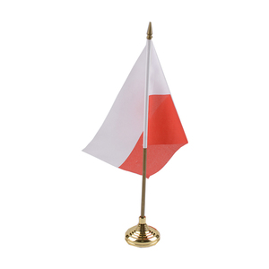 การออกแบบที่กำหนดเองซาตินโพลีเอสเตอร์ธงตารางที่มีเสาพลาสติกตกแต่งขนาดแตกต่างกันโลกประเทศธง - Product Image 3