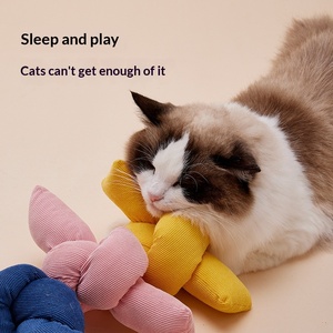 Giocattolo Interattivo con Erba Gatta e Carta Sonora per Gatti, per Alleviare la Noia e Stimolare la Pulizia dei Denti dei Gatti Piccoli - Accessori per Animali Domestici - Product Image 3