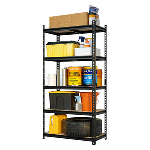 Kệ Lưu Trữ Có Thể Điều Chỉnh Chiều Cao Nhiệm Vụ Nặng Nề 5-Tier Nhà Để Xe Kệ Đơn Vị Kim Loại Đa-Sử Dụng Lưu Trữ Giá - Product Image 2
