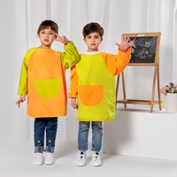 Tablier de dessin animé mignon et imperméable pour enfants, idéal pour l'art, l'artisanat, la peinture et la cuisine - Vente en gros à prix réduit