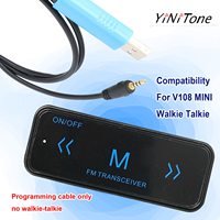 talkie-walkie V108 MINI Programmation USB super stable directement vers PC ordinateur portable Port Programmation efficace câble