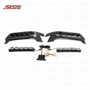 ÉVENT DE PARE-CHOCS AVANT EN FIBRE DE CARBONE DE STYLE M pour 2010-2017 MERCEDES BENZ G-CLASS W463 <span class=keywords><strong>G55</strong></span> G500 G63 G65 AMG - Product Image 1