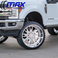 Jantes de camion forgées sur mesure 20x12 22x12 24x14 6x5.5 polies pour Dodge Ram 1500 GMC Sierra 1500 Deep Dish