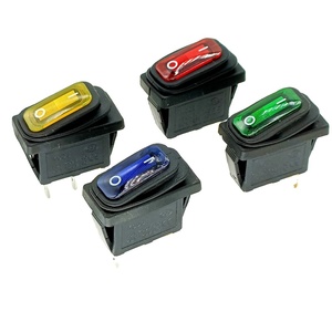 12V không thấm nước Rocker chuyển 3-pin thiết bị đầu cuối dây Rocker nút - Product Image 2