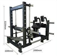 Machine à Hip Thrust, Machine à Glute Bridge, Appareil d'entraînement Hip Thrust, Équipement de fitness et de musculation professionnel pour salle de sport