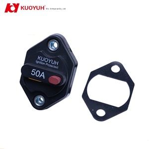 Disjoncteur de surtension étanche de milieu de gamme à déclenchement par poussée série KUOYUH 21-8P pour applications marines - Vente en gros fabricant - Product Image 1