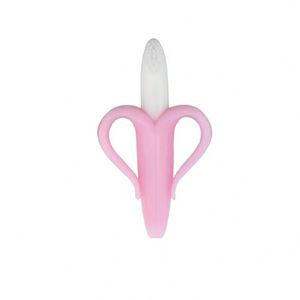 Bé silicon đào tạo Teether nhai đồ chơi chuối an toàn mọc răng Vòng Silicone Chew chăm sóc nha khoa bé bàn chải - Product Image 5