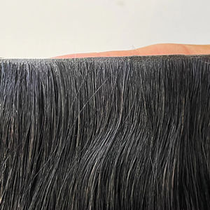 최고-노치 품질 100% 처녀 페루 전체 큐티클 헤어 익스텐션 슈퍼 원활한 클립 인 아니 MOQ 높은 인모 익스텐션 - Product Image 5