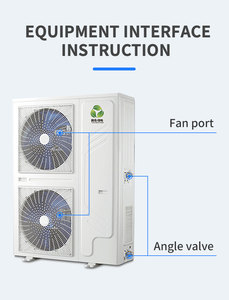 Climatiseur hybride solaire connecté au réseau multi-zones 36 000 BTU-72 000 BTU avec 5 zones mini-split et panneaux solaires pour un confort durable - Product Image 6