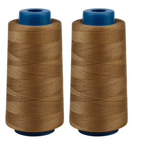 Couleurs Stocklot 40s/2 Blanc Noir Serging <span class=keywords><strong>Fil</strong></span> Cônes <span class=keywords><strong>de</strong></span> 3000 Yards Polyester <span class=keywords><strong>Fil</strong></span> <span class=keywords><strong>pour</strong></span> Overlock Machine À Coudre Quilting - Product Image 1