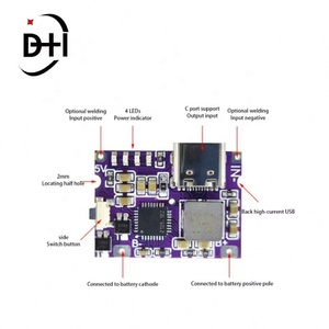 Convertidor de Voltaje Tipo-C/Micro USB de 5V a 4.2V 3A, Módulo Elevador de Potencia, Accesorios para Banco de Energía Móvil con Indicador LED de Protección - Product Image 6