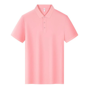 Camisa Polo Personalizada de Manga Corta, Color Sólido, Algodón, Ropa de Trabajo, Uso Diario - Product Image 3