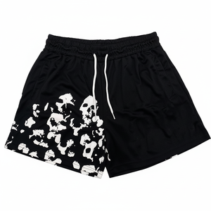 กางเกงขาสั้นตาข่ายสำหรับผู้ชายกางเกงขาสั้นสำหรับเล่นยิมกางเกงขาสั้นบาสเก็ตบอลสำหรับเล่นกีฬาฟิตเนสระบายอากาศได้ดีสำหรับผู้ชายกางเกงขาสั้นฤดูร้อนออกแบบโลโก้ได้ตามต้องการ - Product Image 1