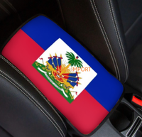 Accoudoir de console centrale universel avec drapeau du Ghana, le plus vendu, protection pour boîte de rangement de voiture, compatible SUV, berline, camion