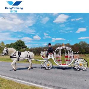 Stile inglese Victoria Pumpkin cenerentola/white horse carrozze <span class=keywords><strong>caleche</strong></span>/ Royal Victoria Horse EquipmentCarriage - Product Image 2