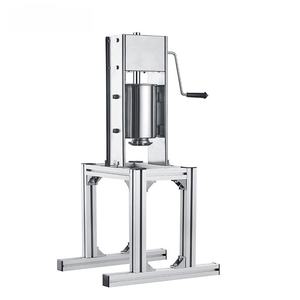 Manual <span class=keywords><strong>de</strong></span> acero inoxidable <span class=keywords><strong>de</strong></span> alta resistencia, churrera española, máquina <span class=keywords><strong>de</strong></span> churros vertical operada a <span class=keywords><strong>mano</strong></span> para hacer frutas latinas - Product Image 3