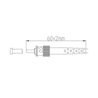 Penjualan laris bagian kabel Patch konektor serat optik Boot 3.0mm/2.0mm /0.9mm Simplex Mode tunggal Hijau APC