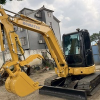 Brazos de Manivela Izquierdos/Derechos Originales Japoneses para Excavadora Pequeña Komatsu 55MR, Bomba de Motor Diésel de Segunda Mano de Alta Calidad, Modelo 2024 5.5