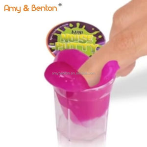 Amy & Benton 4Pcs Mini Colorful Noise Putty Slime Relief Stress Toys Squeeze Toys Party Favors pour enfants et adultes - Product Image 4