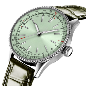 Reloj <span class=keywords><strong>de</strong></span> Cuarzo Mecánico <span class=keywords><strong>de</strong></span> Acero Inoxidable con Esfera Simple y Regla Deslizante <span class=keywords><strong>de</strong></span> la Serie <span class=keywords><strong>de</strong></span> Aviación Deportiva Retro <span class=keywords><strong>de</strong></span> Lujo para Breitling - Product Image 6