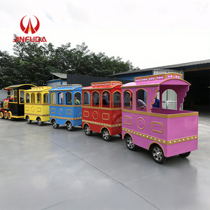 Kids Amusement <strong>Train</strong> Ride Mini Electric Motor Battery Trackless <strong>Train</strong> Indoor/<strong>Outdoor</strong> for Malls - Product Image 2