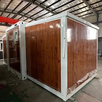 Maison conteneur modulaire préfabriquée en acier, pliable et extensible, de 2, 3 ou 4 chambres, moderne, mobile, de 20, 30 ou 40 pieds