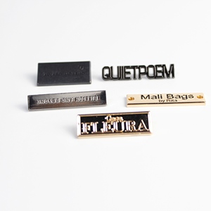 Bán Buôn Kẽm Hợp Kim Biểu Tượng Tùy Chỉnh Tên Phù Hiệu Cá Nhân Nhãn Kim Loại Cho Quần Áo Cho May Nhận Dạng - Product Image 3