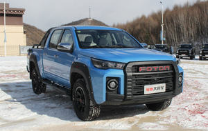 Foton Usado 4X4 Diesel Camioneta 163HP 120kw Doble Fila <span class=keywords><strong>Mini</strong></span> Camión Segmento <span class=keywords><strong>Euro</strong></span> 4 Emisión Izquierda Valla PARA LA Venta Precio Barato - Product Image 3