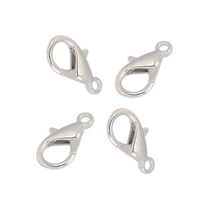 Cierre de Langosta de Cobre Pequeño, Chapado en Oro y Plata, Accesorios para Joyería DIY - Product Image 4