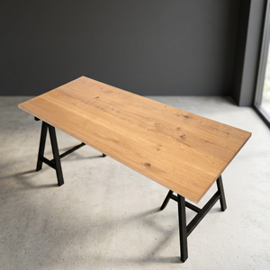 Plateau de table en bois de chêne massif durable pour restaurants commerciaux - Product Image 3