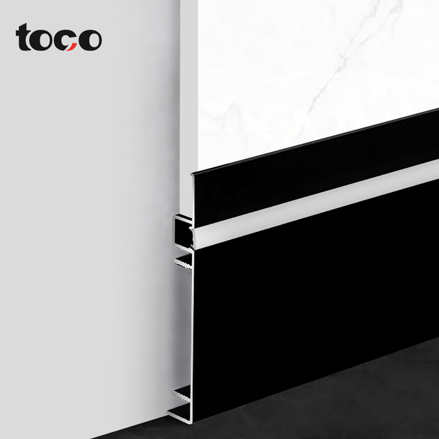 Factory Price Aluminum Led Profile Wall Mount Flooring Baseboard Linear Recessed Lights Skirting Board