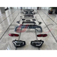 Approprié pour Mercedes Benz GLC classe X253 16-19 mise à niveau à 21 GLC63 AMG body kit comprend avant et pare-chocs arrière avec grille lampes