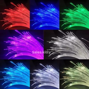 Luz <span class=keywords><strong>de</strong></span> <span class=keywords><strong>Fibra</strong></span> Óptica para Jardín, Resistente al Agua, con Iluminación Lateral RGB, para Exteriores, con Forma <span class=keywords><strong>de</strong></span> Hongo - Product Image 5