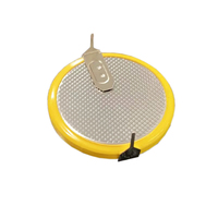Batterie cr2430 cr2430 cr249 3v avec broches/onglets à souder pour PCB
