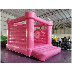 Château gonflable rose commercial pour fêtes et mariages – <span class=keywords><strong>Location</strong></span> de structures gonflables pour événements - Product Image 4
