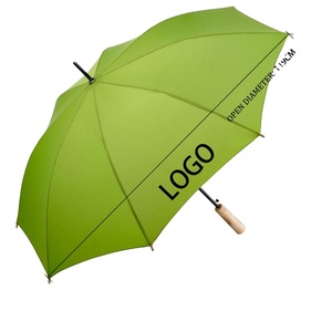 Parapluie publicitaire semi-automatique écologique en RPET de 27 pouces, impression de logo OEM, parasol pliable de golf - Product Image 1