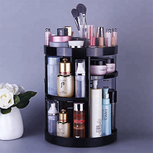 DIY Adjustable Cosmetics <b>Caddy</b> Shelf <b>Organizer</b> Box Carousel Spinning Holder Storage Rack 360 <b>Rotating</b> Makeup <b>Organizer</b> - Product Image 4
